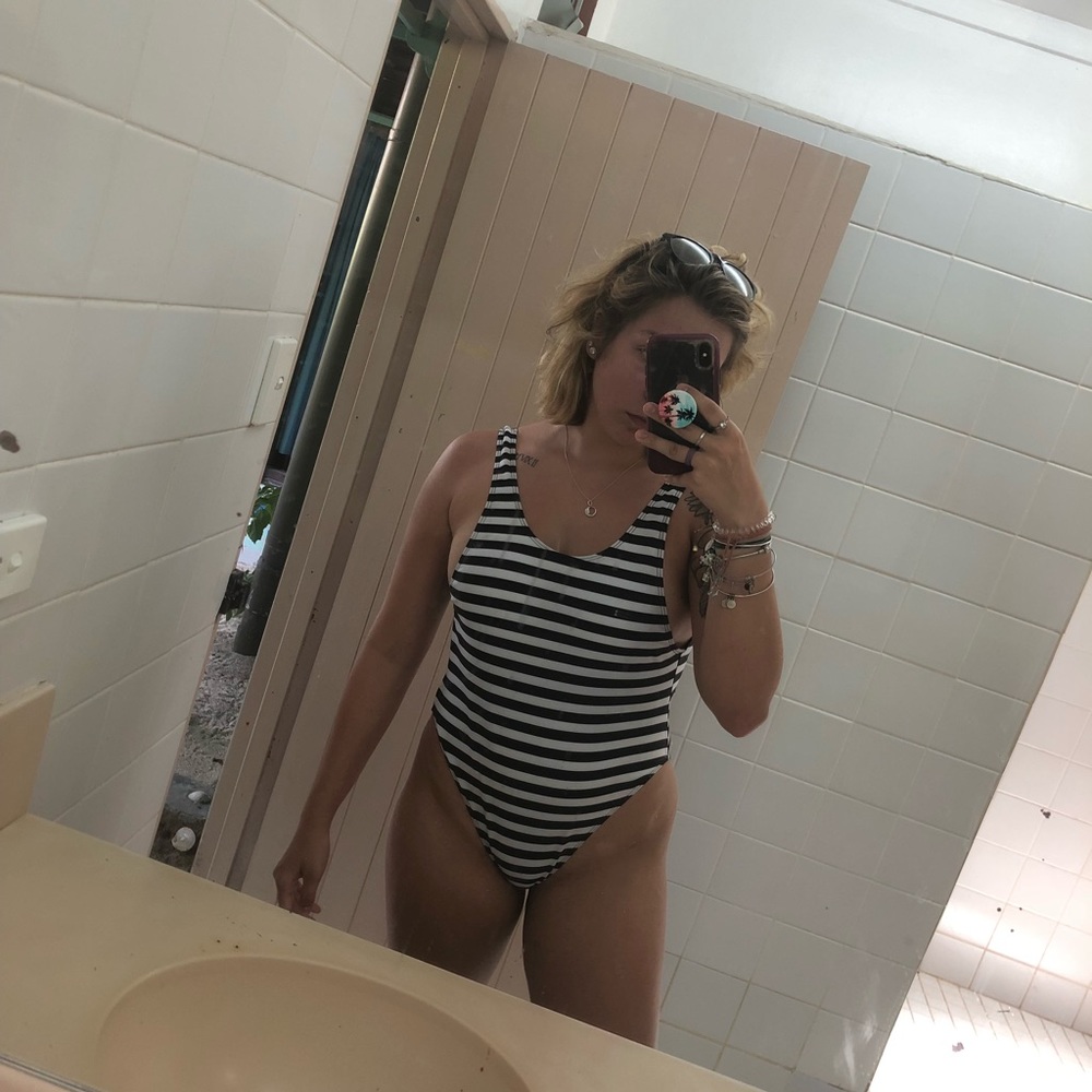 Stripe one piece!